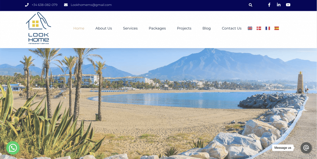 LookHome MS - Creation site internet