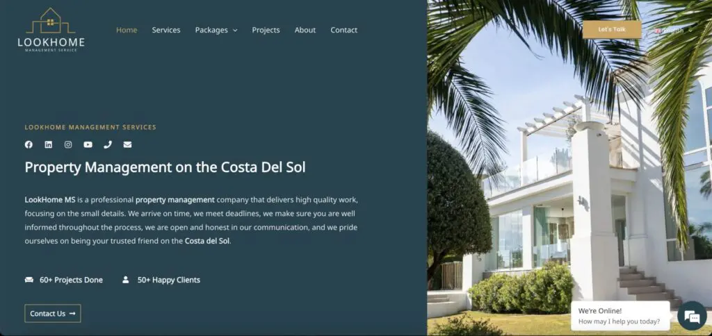 Site web lookhomems.es