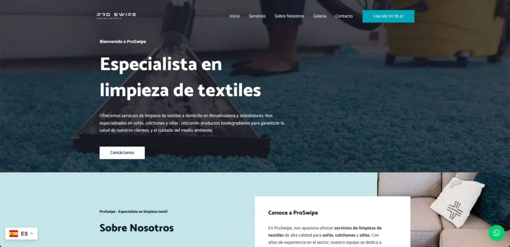 Création site internet proswipe.es
