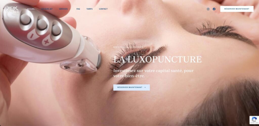 Création site internet luxopuncture luxoker.fr