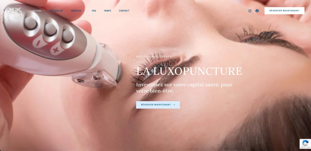 Création site internet luxopuncture luxoker.fr