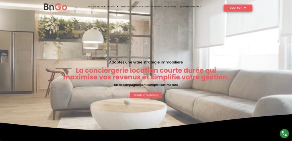 Création site de conciergerie à lyon Bngo.fr