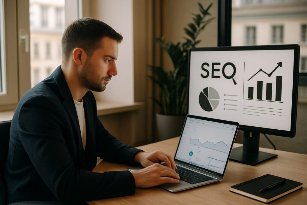 Bureau d'une agence SEO à Lyon